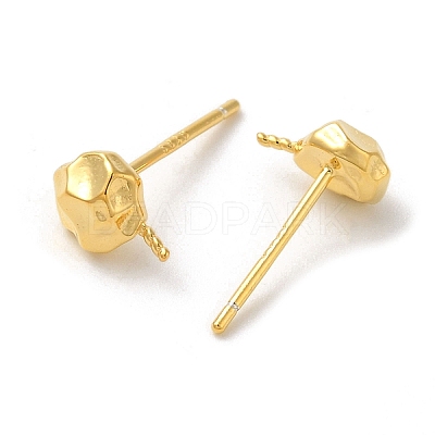 925 Sterling Silver Ear Stud Findings STER-P056-07G-1