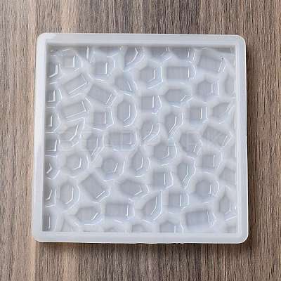 Silicone Diamond Texture Cup Mat Molds DIY-C061-04B-1