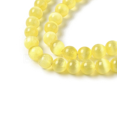 Natural Selenite Dyed Beads Strands G-P493-02B-1