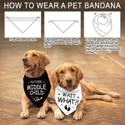 Cotton Dog's Kerchief AJEW-WH0592-001-1