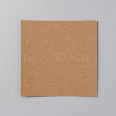 Square Kraft Paper Bouquet Wrapping DIY-WH0308-406B-1