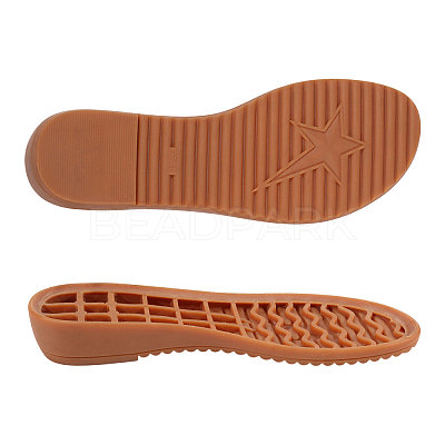Anti Skid Synthetic Rubber Shoes Bottom Heel Sole AJEW-WH0816-078-1