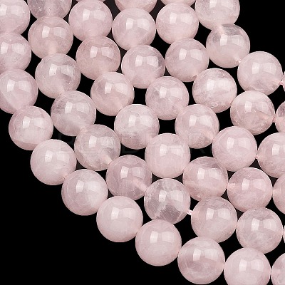 Natural Madagascar Rose Quartz Beads Strands G-Z146-A01-8mm-02-1