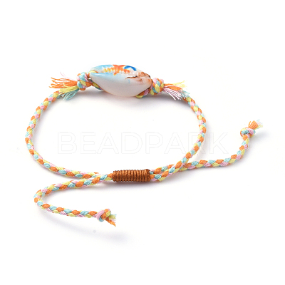 Adjustable Braided Bead Bracelets BJEW-JB05152-03-1