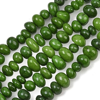 Dyed Natural White Jade Beads Strands GG-CBACF26-A03-01-1