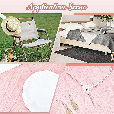 Square Acrylic Fibers Carpet Mat AJEW-CN0006-20-1