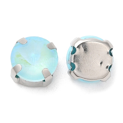 Mocha Fluorescent(MI) Flat Round Sew on Rhinestone GGLA-M006-02B-P03-1