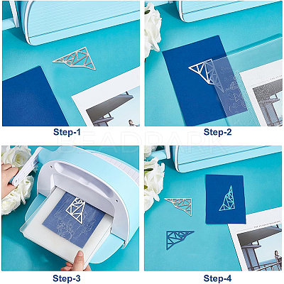 Carbon Steel Cutting Dies Stencils DIY-WH0309-248-1
