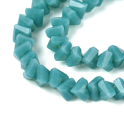 Opaque Glass Beads Strands GLAA-N019-3mm-19-1