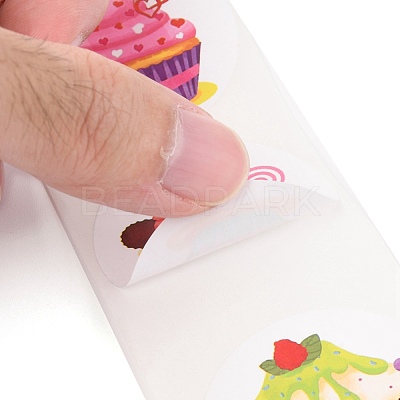 8 Styles Birthday Theme Paper Stickers DIY-L051-005B-1
