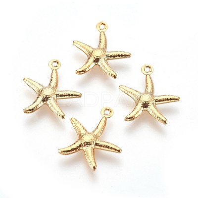 304 Stainless Steel Pendants STAS-F180-04G-1