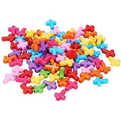 Opaque Acrylic Beads SACR-PH0002-01-1