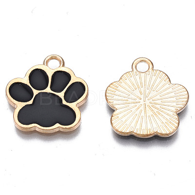Alloy Enamel Pendants ENAM-T016-22LG-C-RS-1