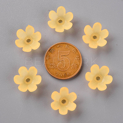 Frosted Acrylic Bead Caps MACR-S371-07A-719-1