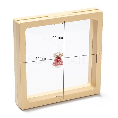 Square Transparent PE Thin Film Suspension Jewelry Display Box LS-CON-D009-01C-01-1
