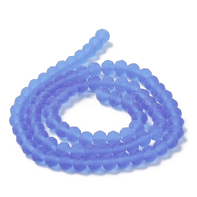 Transparent Glass Beads Strands EGLA-A034-T10mm-MD14-1