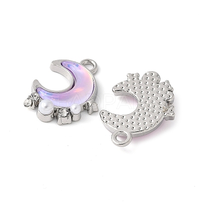 Alloy Glass Pendants PALLOY-E775-02P-1
