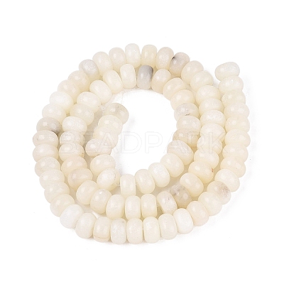Natural White African Opal Beads Strands G-N367-02A-01-1