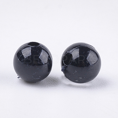 Opaque Plastic Beads X-KY-T005-6mm-616-1