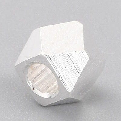 Brass Spacer Beads KK-O133-202C-S-1