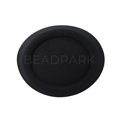 Polyester Oval Pillbox Stewardess Fascinator Hat Base for Millinery AJEW-WH0342-61D-1