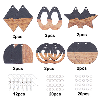 DIY Dangle Earring Making Kits DIY-SC0001-92P-1