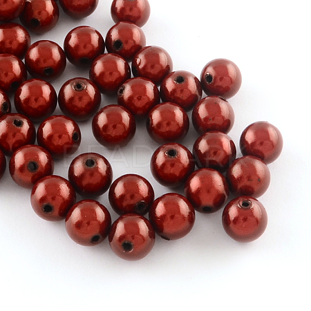 Spray Painted Miracle Acrylic Round Beads X-MACR-Q154-20mm-004-1