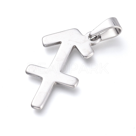Non-Tarnish 304 Stainless Steel Pendants STAS-L210-06J-P-1