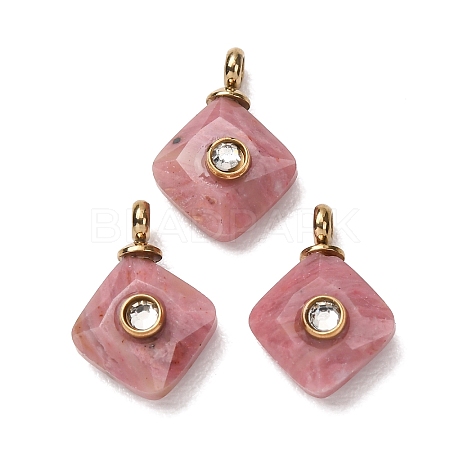 Natural Rhodonite Pendants STAS-C184-14A-02-1