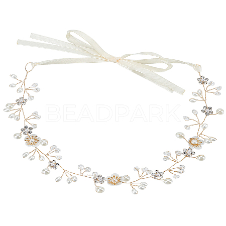 1Pc Polyester Headband AJEW-LP0002-21G-1