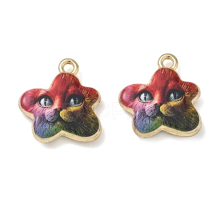 Printed Alloy Pendants AL-CBA4262-10B-02-1