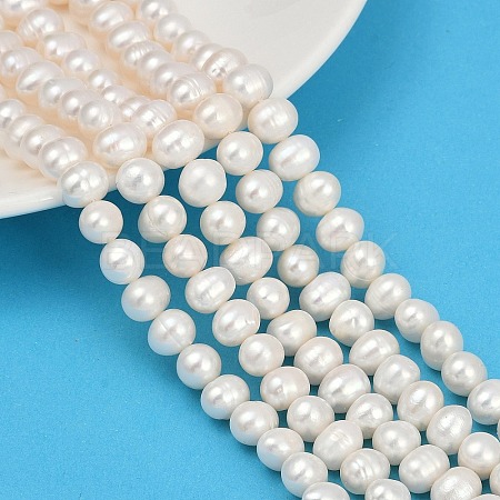 Natural Cultured Freshwater Pearl Beads Strands PEAR-I007-07J-02A-1
