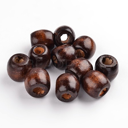 Dyed Natural Wooden Beads WOOD-R233-04-LF-1