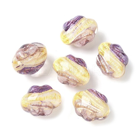 Two Tone Transparent Acrylic Beads OACR-D304-01H-1