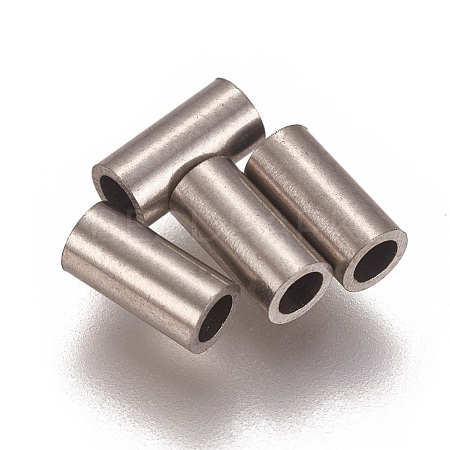 304 Stainless Steel Tube Beads STAS-L216-23E-P-1