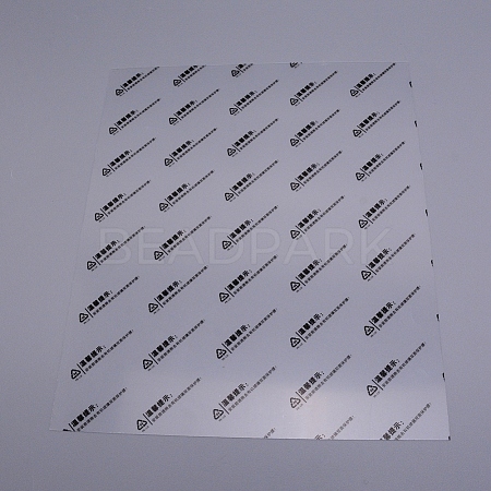 Transparent Plastic Board with Protective Paper for Photo Frame Replacement DIY-WH0190-86C-1
