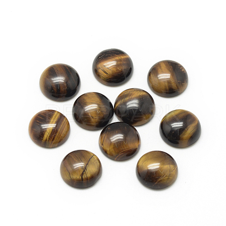 Natural Tiger Eye Cabochons G-R416-20mm-35-1