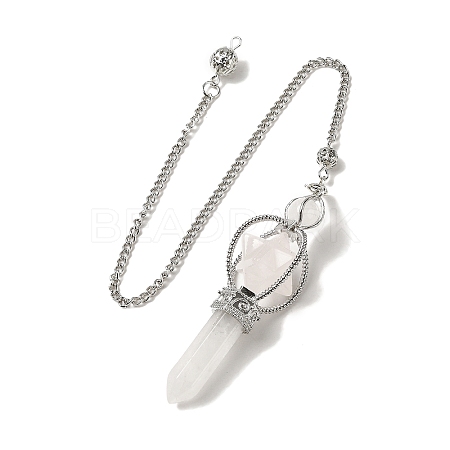 Natural Quartz Crystal Dowsing Pendulums G-C095-01P-02-1