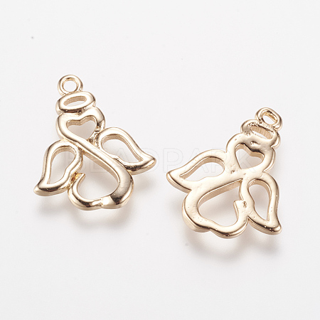 Brass Pendants X-KK-E180-01KC-1