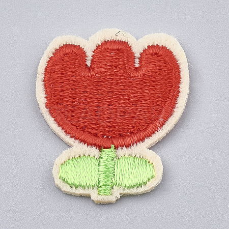 Computerized Embroidery Cloth Iron On/Sew On Patches X-AJEW-S069-002-1