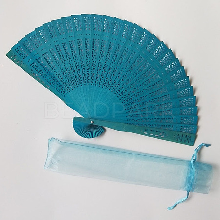 Wooden Folding Fan WOCR-PW0001-092H-1