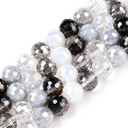Electroplate Glass Bead Strands X-GLAA-Z006-01E-1