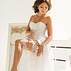Polyester Lace Elastic Bridal Garters DIY-WH0308-149A-7