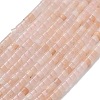 Natural Pink Aventurine Beads Strands G-P608-A17-01-2