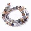 Natural Striped Agate/Banded Agate Beads Strands G-G582-10mm-57-2
