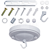 Iron Light Fixture Ceiling Canopy Kits FIND-WH0110-616A-1