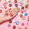 70Pcs Flatback Glass Cabochons for DIY Projects GGLA-SZ0001-33A-3