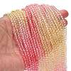 Transparent Painted Glass Beads Strands X1-DGLA-A034-T4mm-A09-2