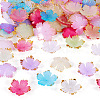 120Pcs 8 Colors Acrylic Bead Caps MACR-TA0002-59-3