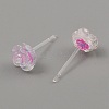 Resin Stud Earrings LS-EJEW-WH0016-39B-2
